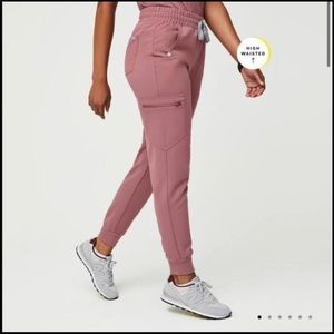 Figs MAUVE high waisted XXS petite